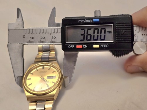 Vintage Seiko 6309-8159 Gold Plated Day/Date Automatic Men's Watch - Picture 9 of 9
