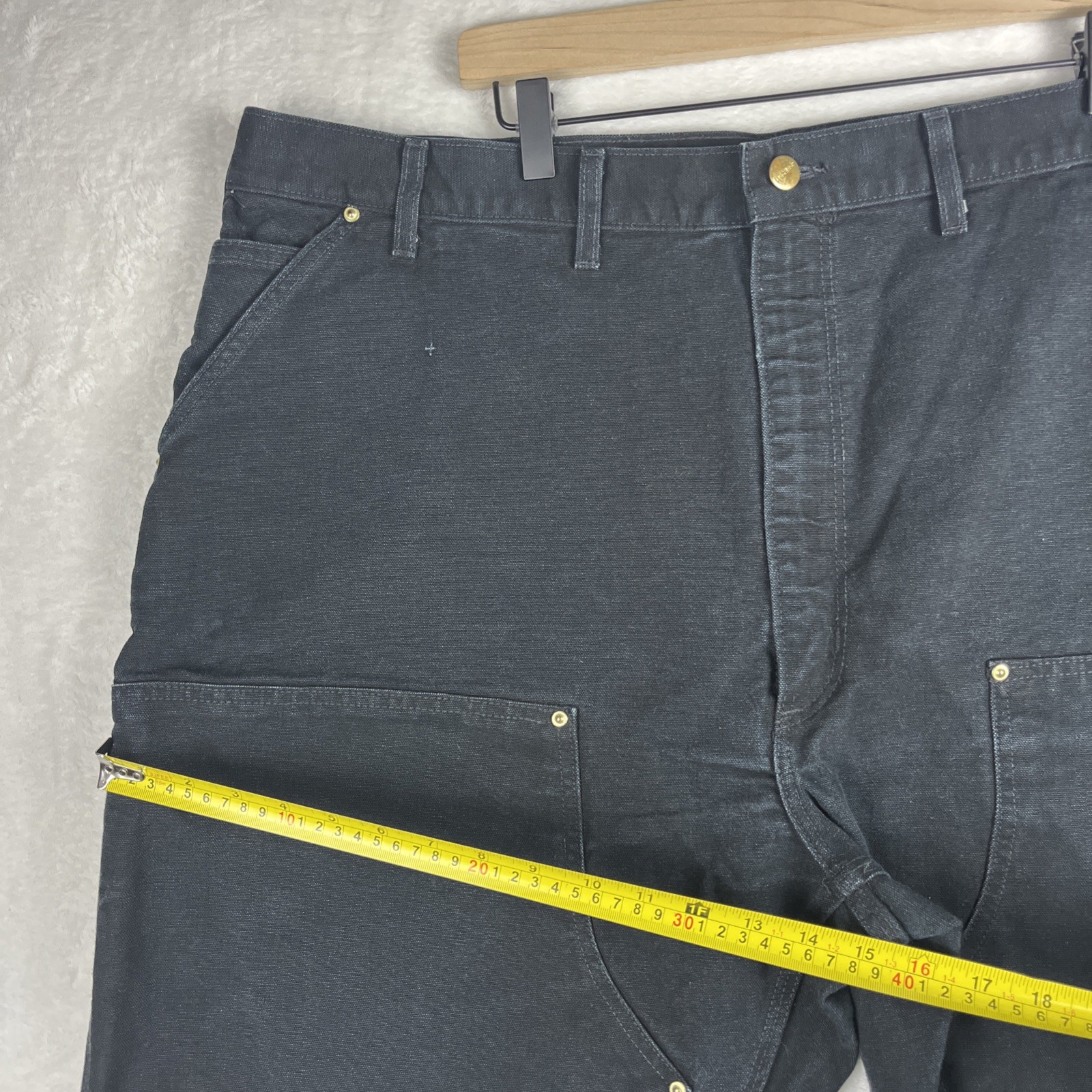 Carhartt 125th Anniversary B01 Black Double Knee Work Pants Mens Size 44X30 thumbnail 5