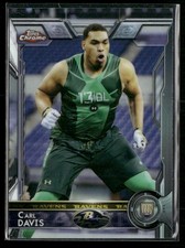 2015 Topps Chrome Carl Davis RC #195 Baltimore Ravens