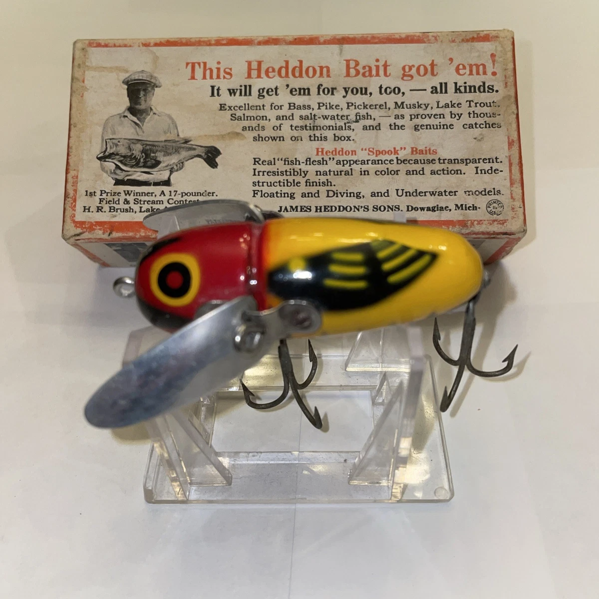 Heddon Crazy Crawler Box for sale | eBay