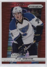 2013-14 Panini Prizm Target Red Pulsar Prizm TJ Oshie #180