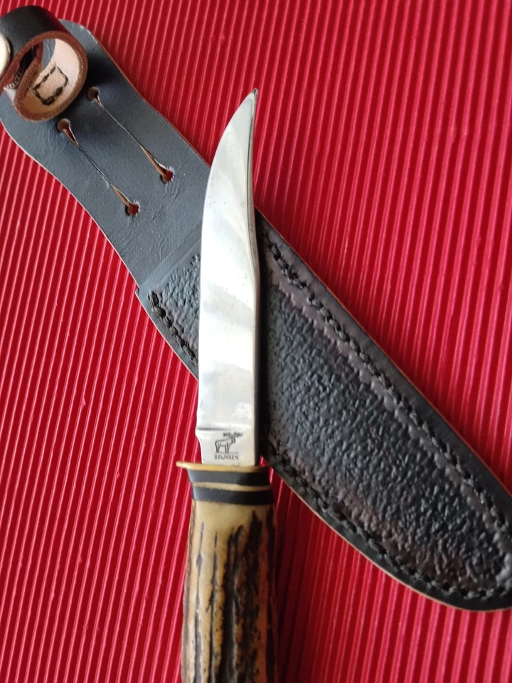 Rar Solingen Robert Schaaf Jagdmesser Hirschhorn Elch Sammler Fahrten Messer - Bild 4 von 4
