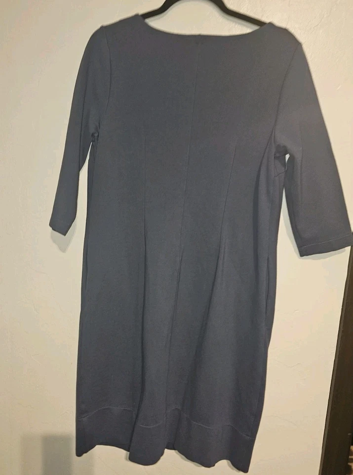 Vestido para mujer TravelSmith Travel Smith azul talla mediana M manga 3/4 pulóver Foto 4 de 4