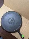 Griswold Cast Iron Skillet #11 (717B) Erie PA, USA 12" Flat Bottom Crack Free