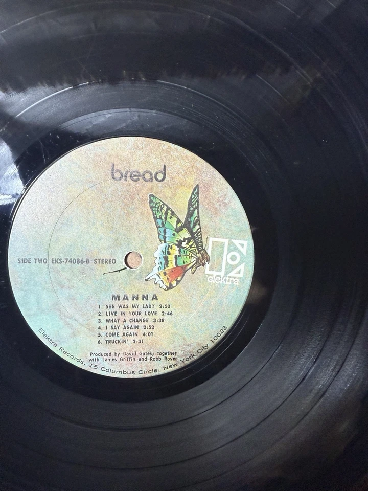 Bread - Baby I'm-A Want You - 1972 EKS-75015 First Press Vinyl LP GF - Image 2 of 4