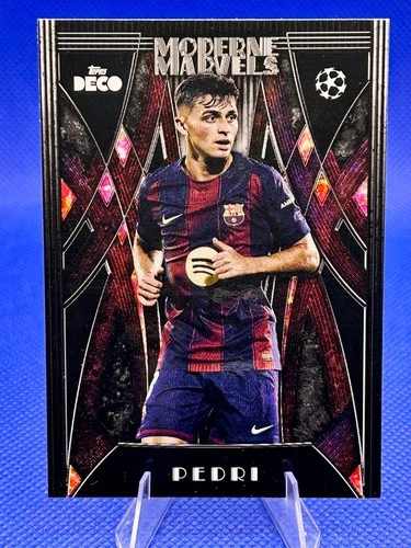 2025-26 Topps Deco UEFA Club Competitions Pedri Moderne Marvels