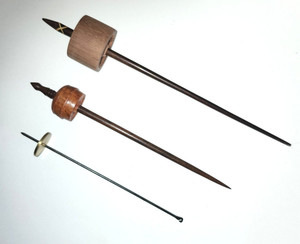 Lot Of 3 Tibetan Style Spindles