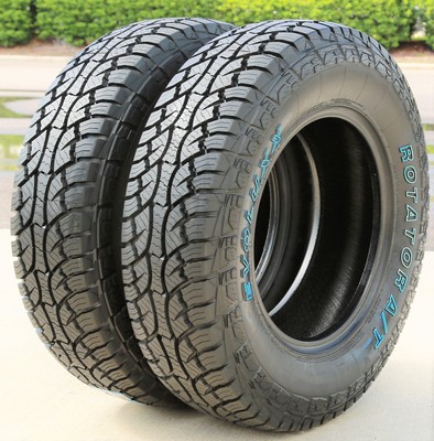 2 Tires Evoluxx Rotator A/T LT 235/80R17 Load E 10 Ply AT All Terrain