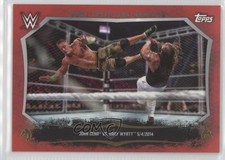 2015 Topps WWE Undisputed Cage Evolution Moments Red Bray Wyatt John Cena 0o9