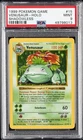 1999 POKEMON GAME SHADOWLESS #15 VENUSAUR-HOLO PSA 9