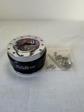 RASTP MUGE Racing Steering Wheel Hub – Black – Universal 6 Bolt