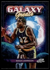 2023-24 Topps Chrome Cosmic #GG-7 Magic Johnson Galaxy Greats