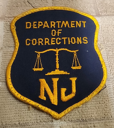 NJ New Jersey Department of Corrections Patch