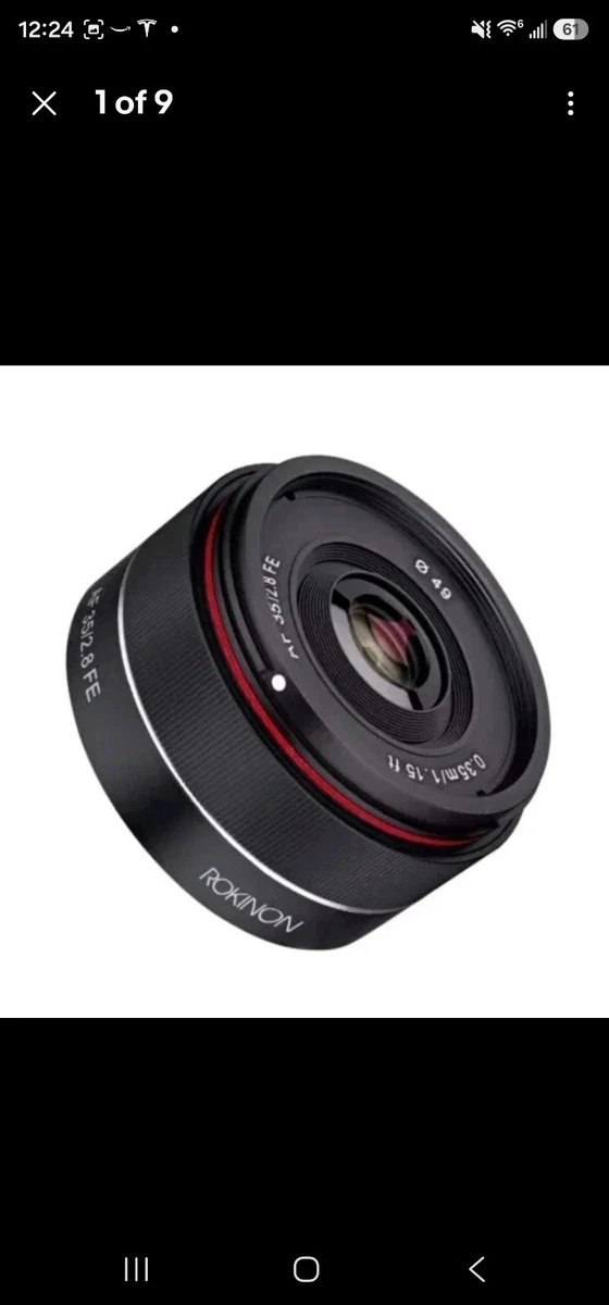 ROKINON Sony E-mount 35mm Focal Camera Lenses for sale | eBay