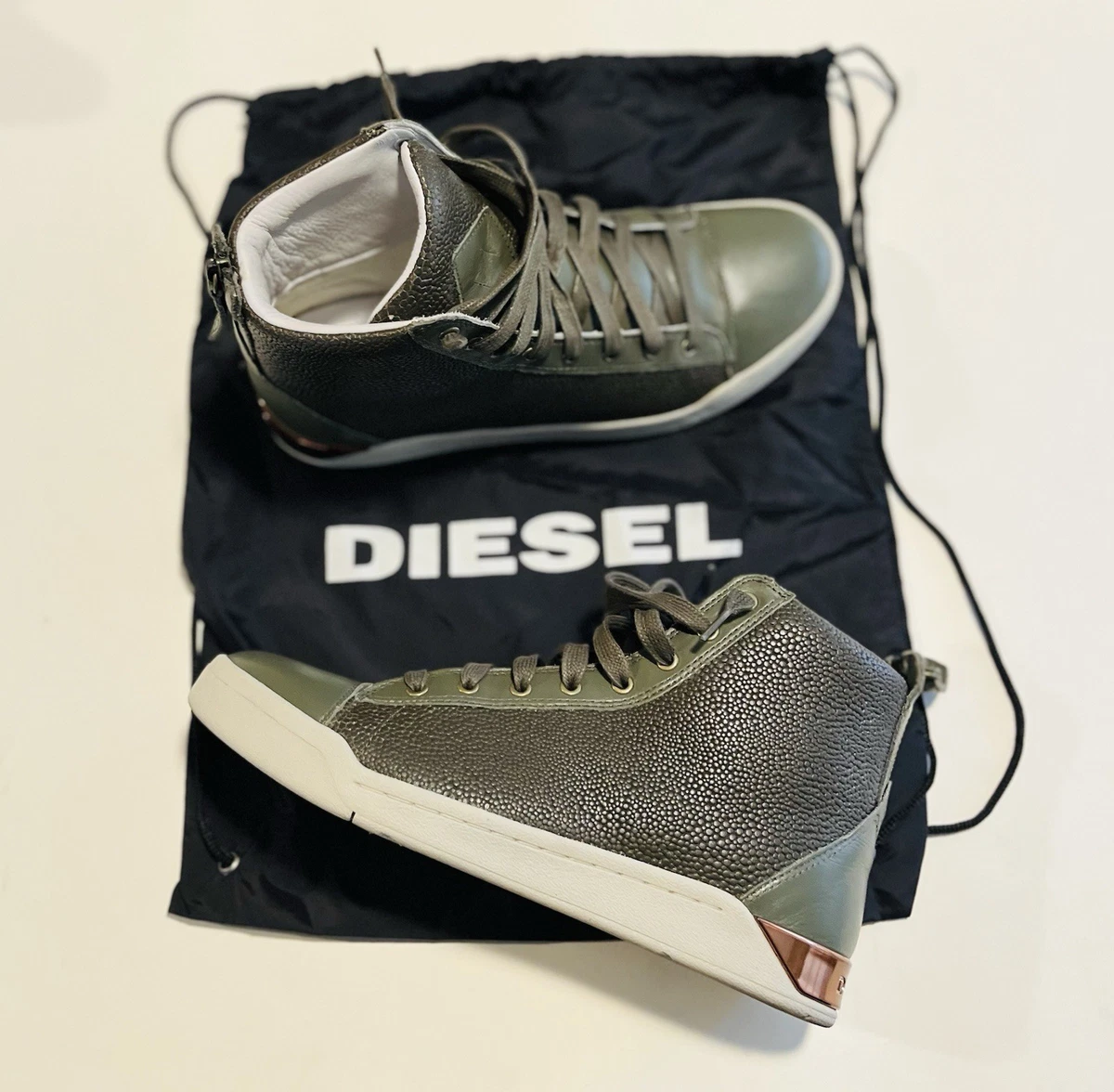 Diesel Wish Shoes Vintage Green Men\'s 13 Y2K Vintage Diesel Shoes - Etsy main image 4