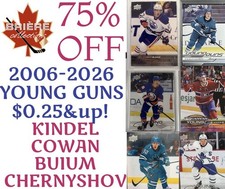 ADDED MORE U PICK YOUNG GUNS 2006-2026💥UPPER DECK CELEBRINI SCHAEFER MCDAVID