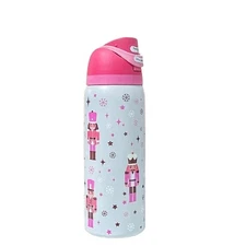 Owala FreeSip Insulated Stainless Steel Water Bottle, Flip Straw Nutcracker 32oz