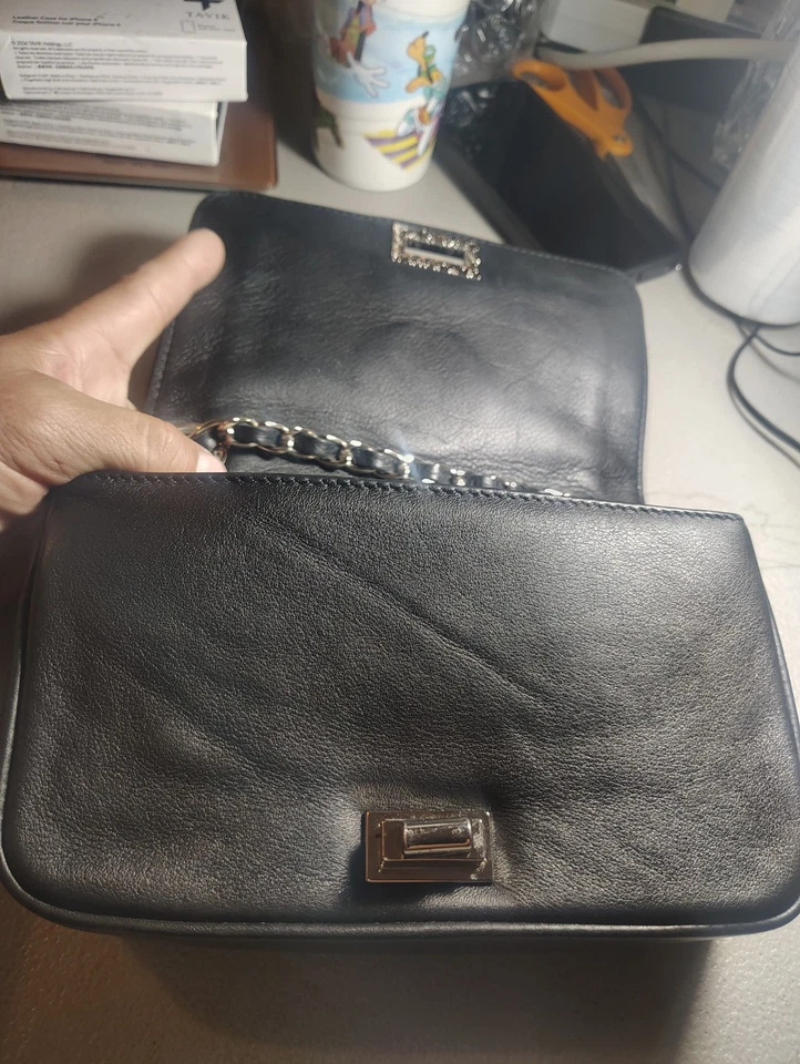 Valentino Flap Bag Black Quilted Leather - Image 4 of 4