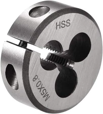 M5 X 0.8 Metric Adjustable round Die, Machine Thread Right Hand Threading Die, H