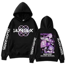 Kpop Demon Hunters Hoodie Harajuku Hip Hop Pullover Tops Sweatshirt UNISEX