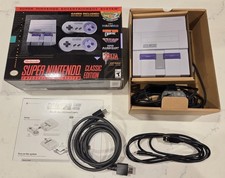 Super Nintendo Classic Mini Console Built-In Games HDMI 2 Controllers