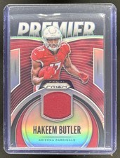 2019 Panini Prizm Hakeem Butler Premier Jersey RC #PJ-HBU Cardinals
