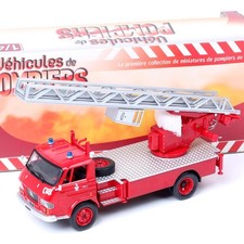 1/43 Scale Citroen 350n EPA 7 Pompiers 1963 Fire Truck Diecast Model Car Toy Red