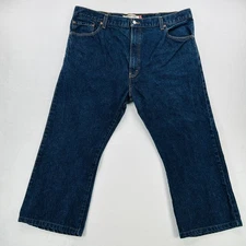 Levis 517 Jeans Mens 42x30 Blue Boot Cut Denim Pants Classic Western Style Pants
