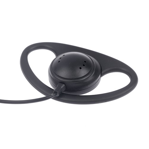 2 Pin D-Shape Earpiece Headset MIC PTT Mic Earpiece Earphone for Baofeng - Photo 4/10