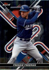 2022 Topps Finest Baseball Card #34 Freddie Freeman