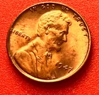 1947-P Lincoln Wheat Cent Penny GEM RED BU From an Original Bank Roll
