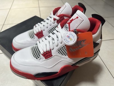 Jordan Air Jordan 4 Retro Fire Red DC7770-160 White/Black/Tech Grey Men 2020