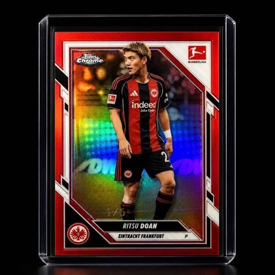 Ritsu Doan 2025-26 TOPPS CHROME BUNDESLIGA 1/5 Card