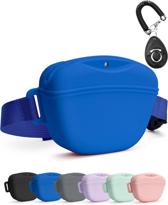 Dog Treat Pouch with Training Clicker, Upgrade Stronger Magnetic Closure to Avoi