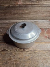 Vintage Miracle Maid Cast Aluminum Roaster Dutch Oven With Lid