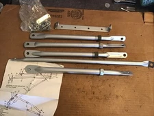 Vintage KD Silver West Coast Mirror Bracket Kit 1 Side Old Stock New 