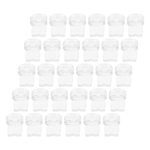 100pcs Transparent Charging Port Covers: Easy To Install And Remove Dust Plugs - 第 1/12 張圖片