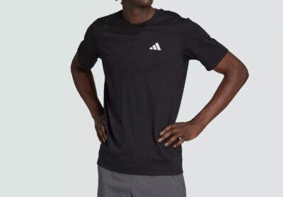 Adidas Mens Train Essentials Aeroready Training Tee Black Shirt 2XL | Ret $25