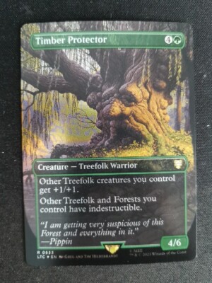 MTG Timber Protector Lotr Commander: Tales of Middle-earth 533 *FOIL*