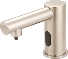 Touchless Sensor Soap Dispenser - Brushed Nickel, Deck Mounted, Modern Design