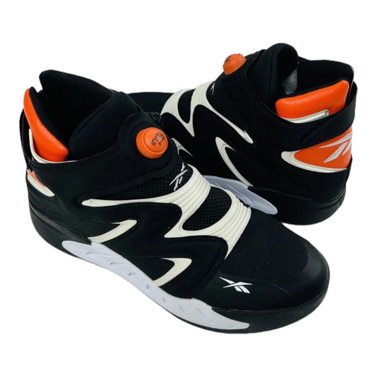 Reebok insta pump fury black deals white