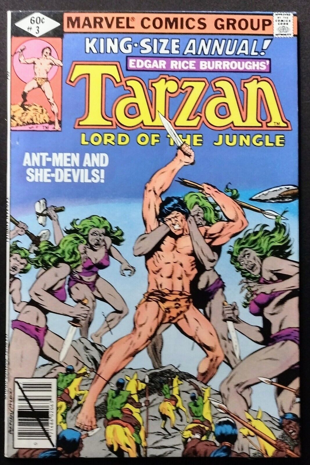 Tarzan Annual #3 (Marvel 1979) Very Good+ 4.5 