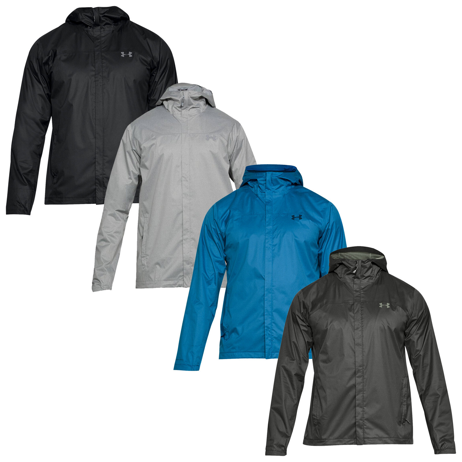 under armour men's overlook shell rain jacket