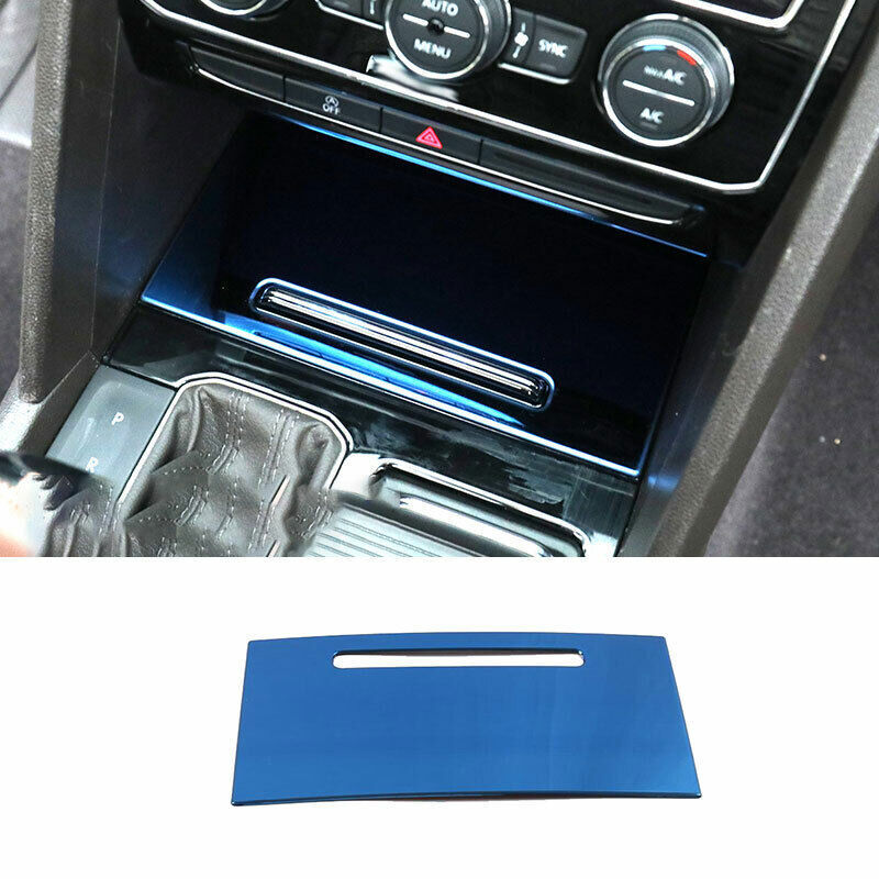 Blue Steel Middle Console Cigarette Lighter Trim For Volkswagen Atlas  2018-2021
