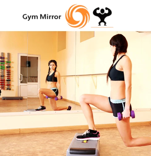 Gym mirror Acrylic mirror sheet Safety Wall Panel Home Gym Dance Studio 3  Sizes