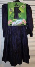 NEW Wicked ELPHABA Child Deluxe Costume Youth SMALL 4-6X Witch Dress Cape Hat