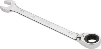 Proto JSCVM13T Full Polish Metric Reversible Ratcheting Combination Wrench: 13mm