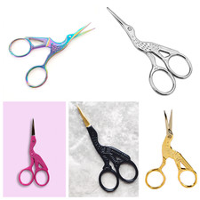 Embroidery Stork Scissor Stitch Sewing Craft Bird Small Tool Stainless Steel UK