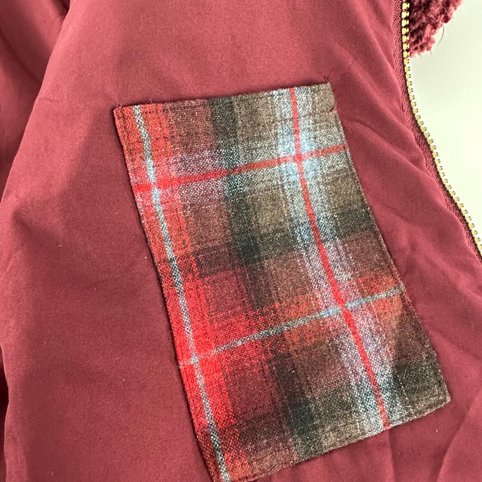 Pendleton Jacket Womens Small Full Zip Burgundy S… - image 8