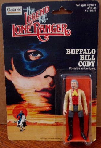 Vint. 1980 Gabriel Legend Of The Lone Ranger Buffalo Bill Cody Action Figure MOC